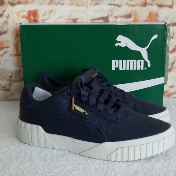 Puma Shoes - New Puma Cali Emboss Leather Sneakers
